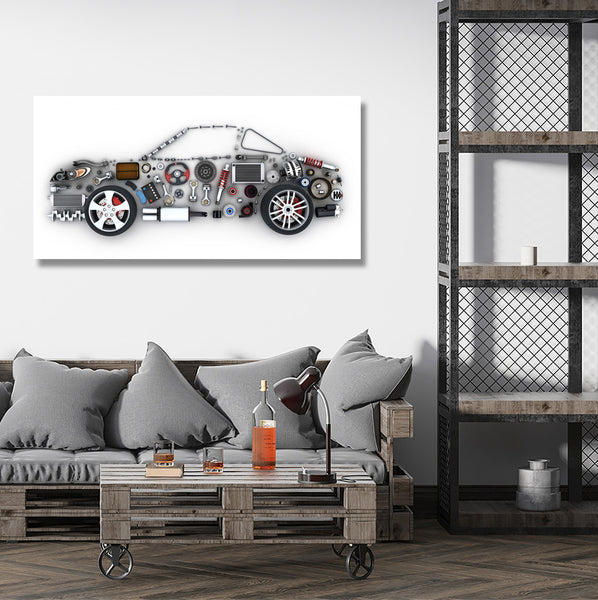 Car Inside, Collage