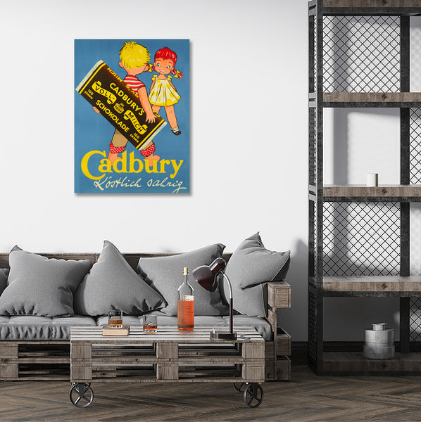 Cadbury Chocolate Vintage Poster