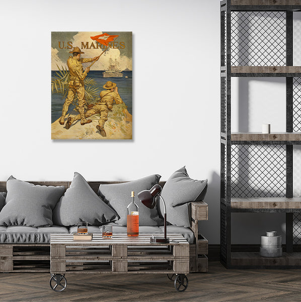 U.S. Marines Poster, Reproduction