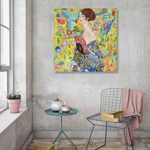 Lady With Fan, Reproduction