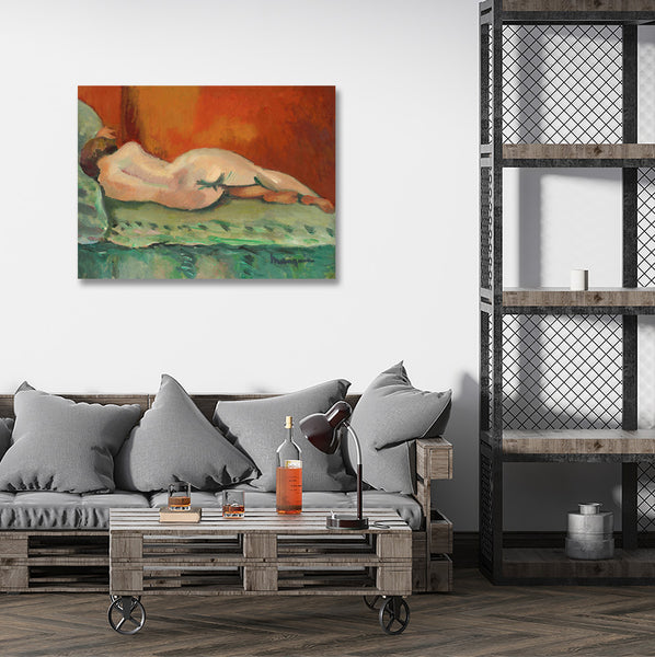 Nude Lying Back, Reproduction