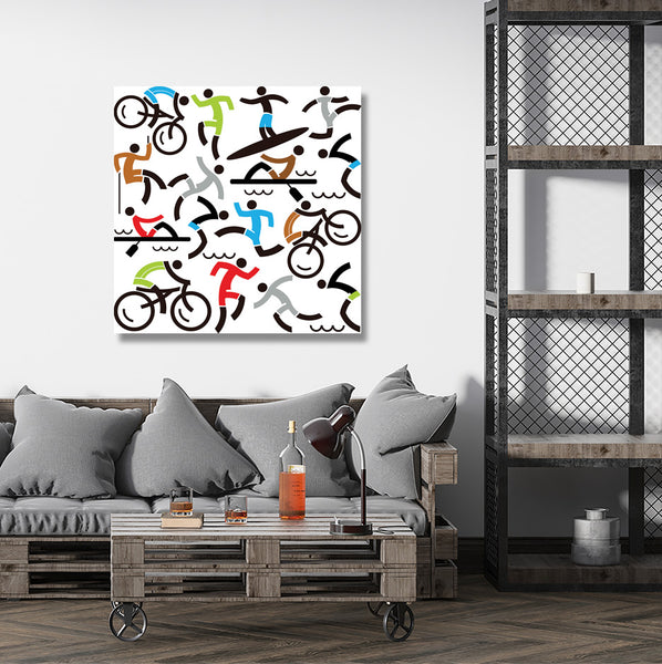 Sport Icons, Digital Art
