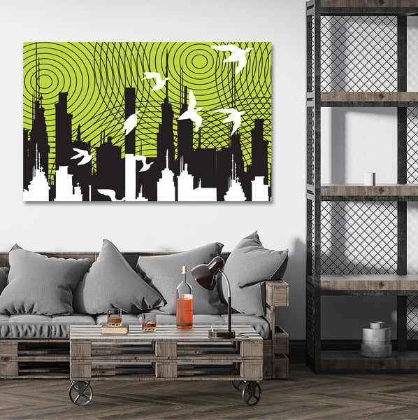 City Skyline, Digital Art