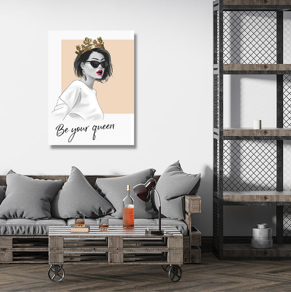 Be Your Queen, Metal Poster