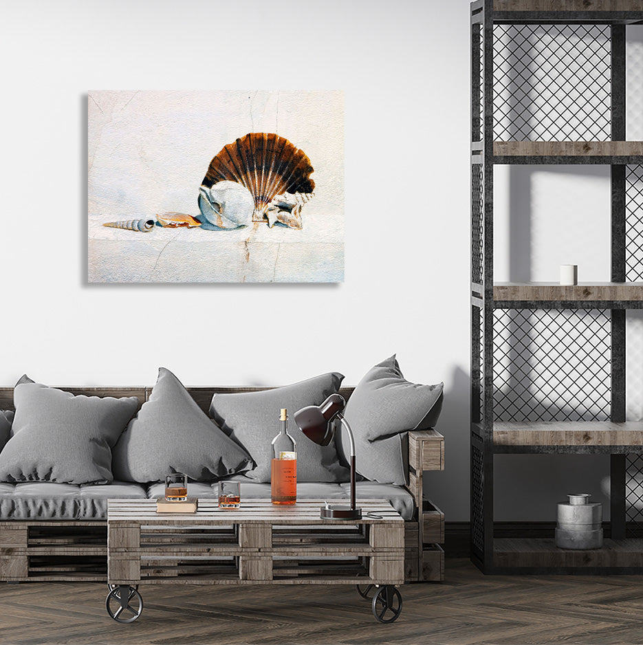 Shell Mural Still Life, Graffiti