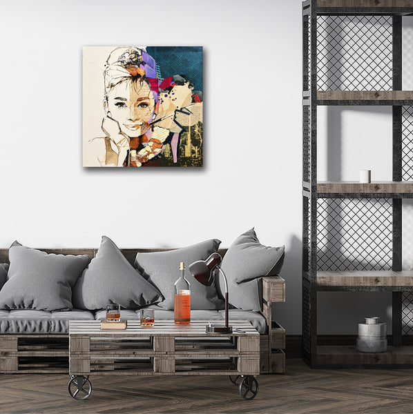 Audrey Hepburn Portrait (4), Collage