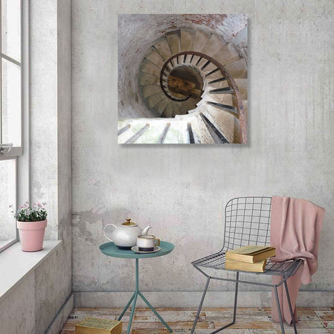 Grey Spiral Stairs, Photography
