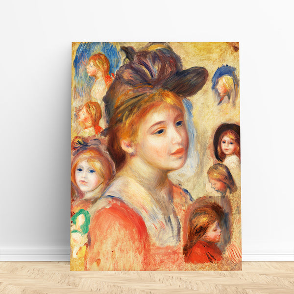 Study of Girls Heads, Reproduction
