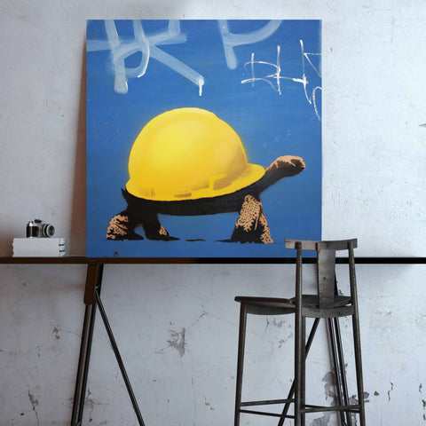 Banksy Tortoise Helmet, Graffiti