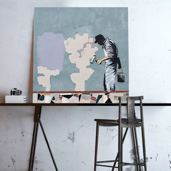 Banksy Graffiti Removal, Street Art