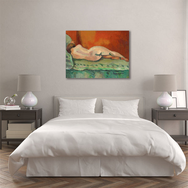 Nude Lying Back, Reproduction