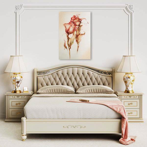Roses in Retro Style, Painting