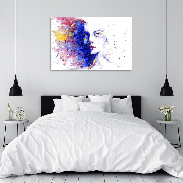 Watercolor Woman's Portrait