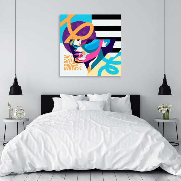 Abstract Woman Portrait, Digital Art