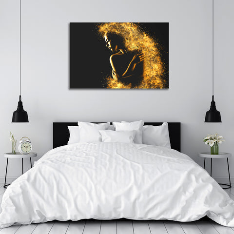 Golden Woman, Modern Photography
