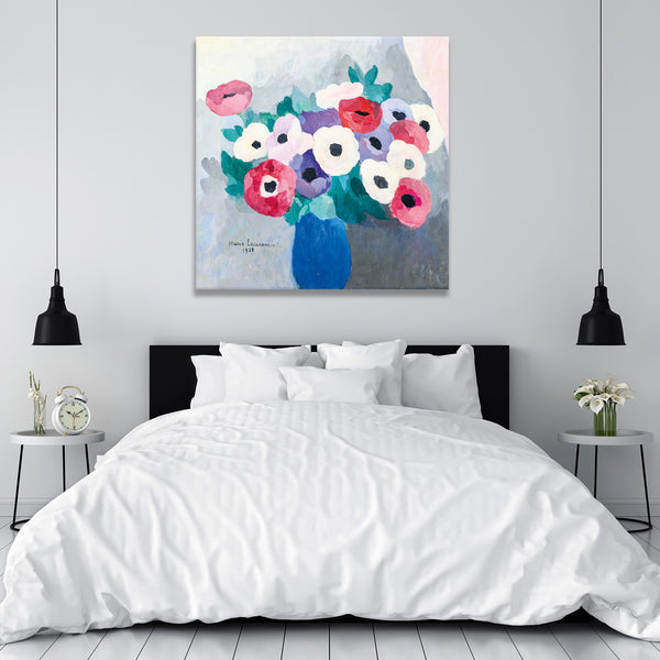 Flowers in Blue Vase, Reproduction