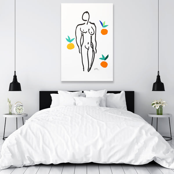 Nude with Oranges after Matisse