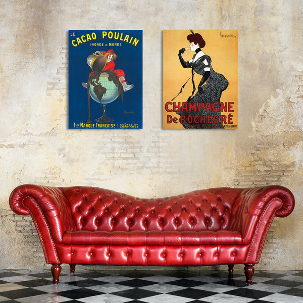 Champagne de Rochegré, Vintage Advertising Poster
