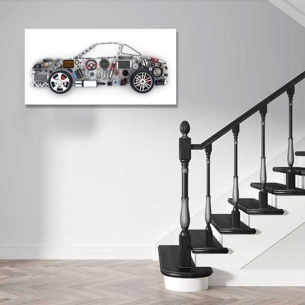 Car Inside, Collage