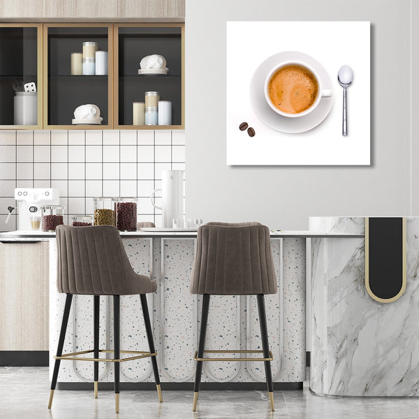 Coffee Cup on White Background, Photography