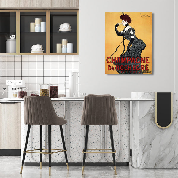 Champagne de Rochegré, Vintage Advertising Poster