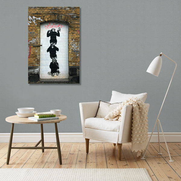 Banksy Monkeys Business, Street Art