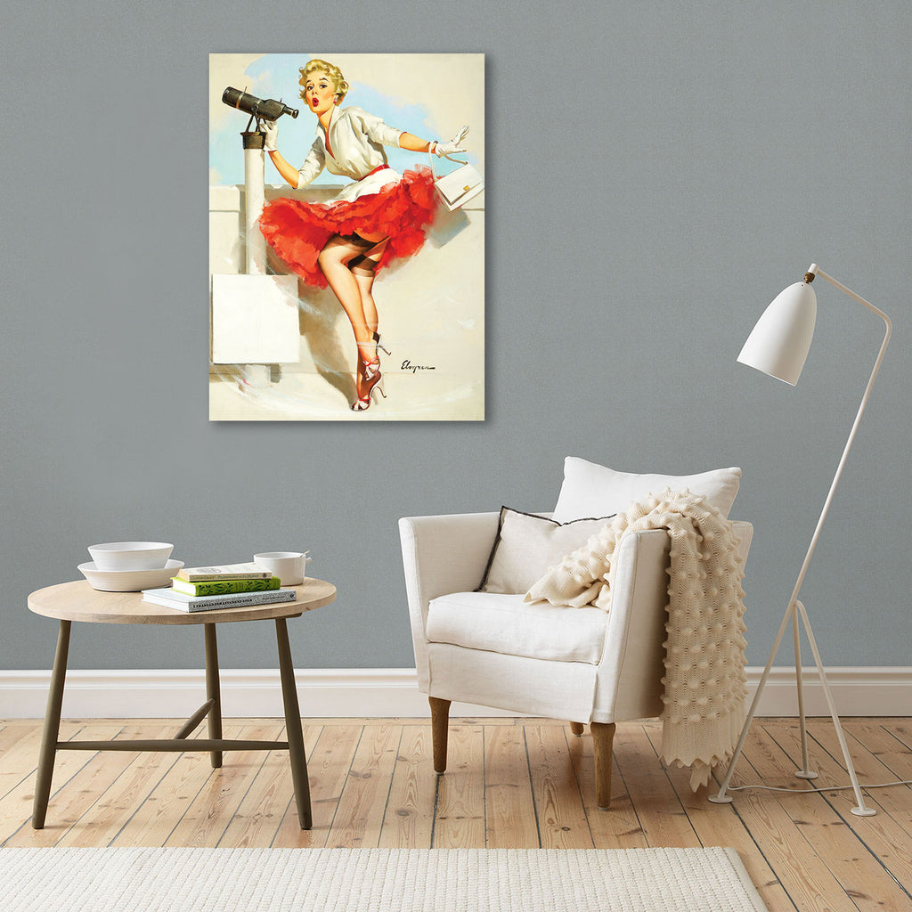 Pin-Up Girl, What a View