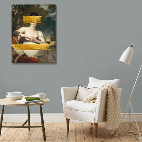 Gold Lady, Altered Art