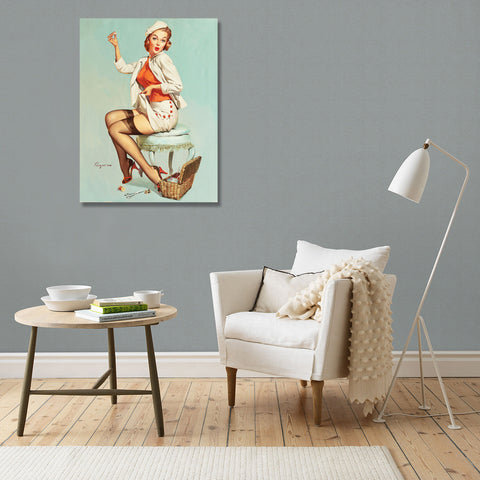 Pin-Up Girl, A Stitch in Time