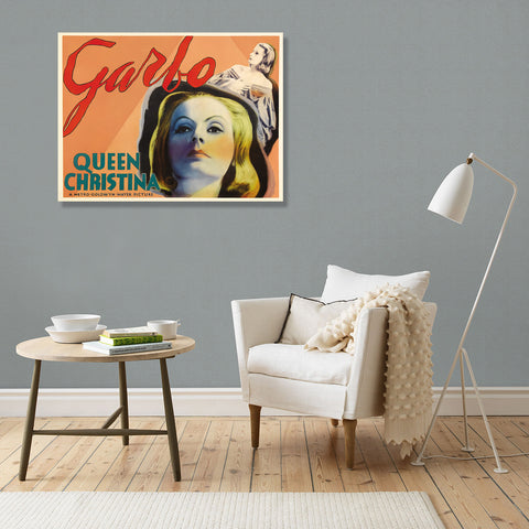 Greta Garbo – Queen Christina, Vintage Movie Poster