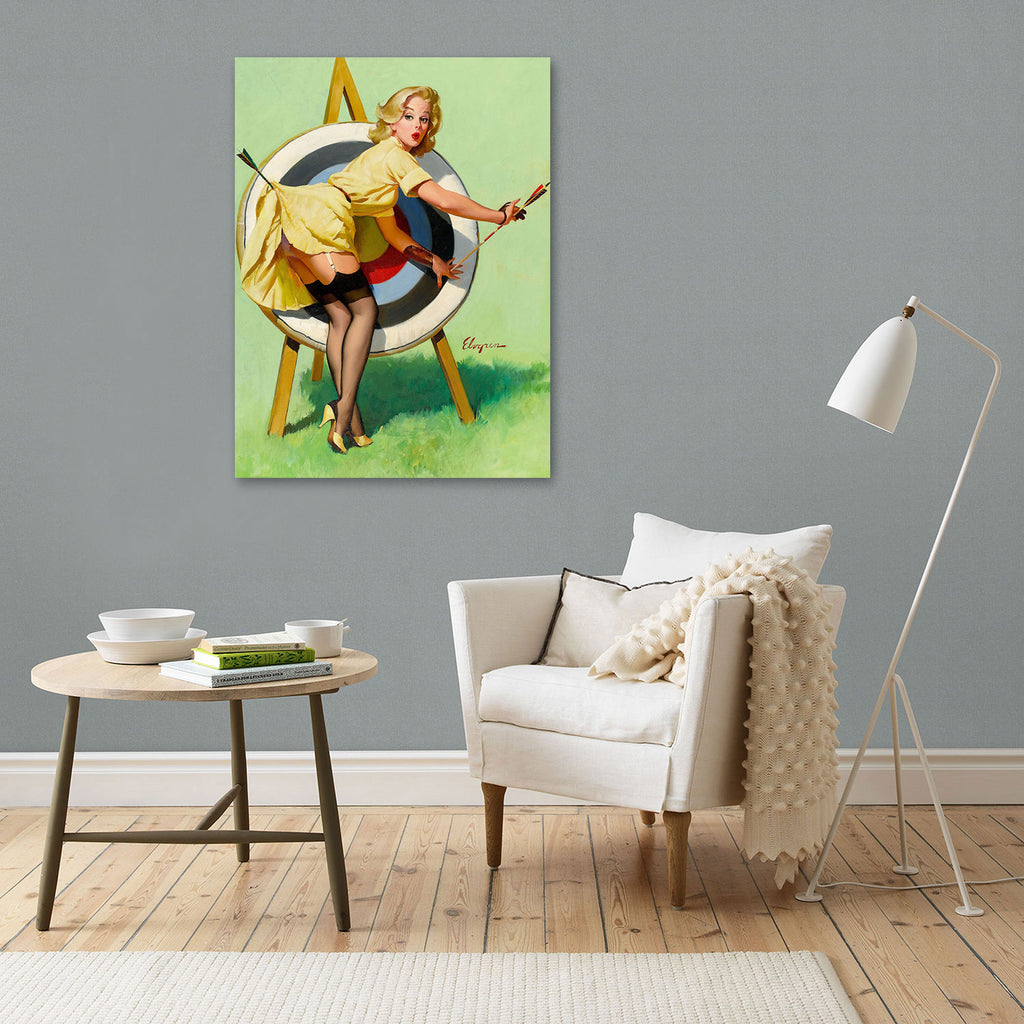 Pin-Up Girl, Near Miss (Right on Target)