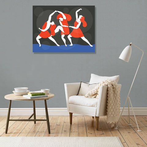 Three dancers, Digital Art