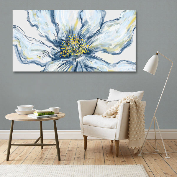 Abstract White Flower, Digital Art