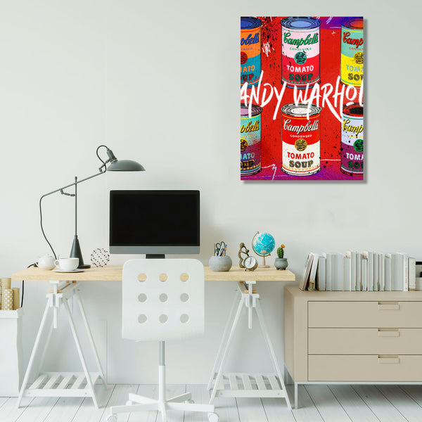 Pop Art Poster In Warhol Style