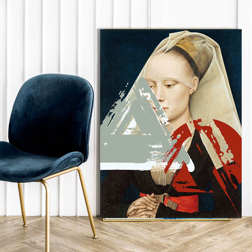 Portrait of a Lady by Rogier van der Weyden, Altered Art
