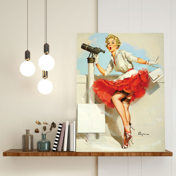 Pin-Up Girl, What a View
