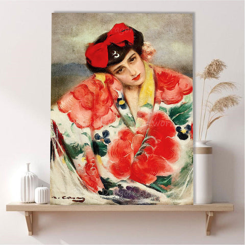 Girl with a Shaw, Reproduction