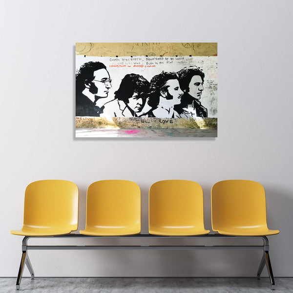 Beatles Swarg Ashram Rishikesh India, Graffiti
