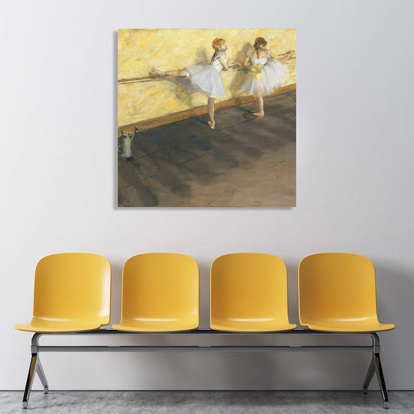 Dancers Practicing At the Barre – Reproduction