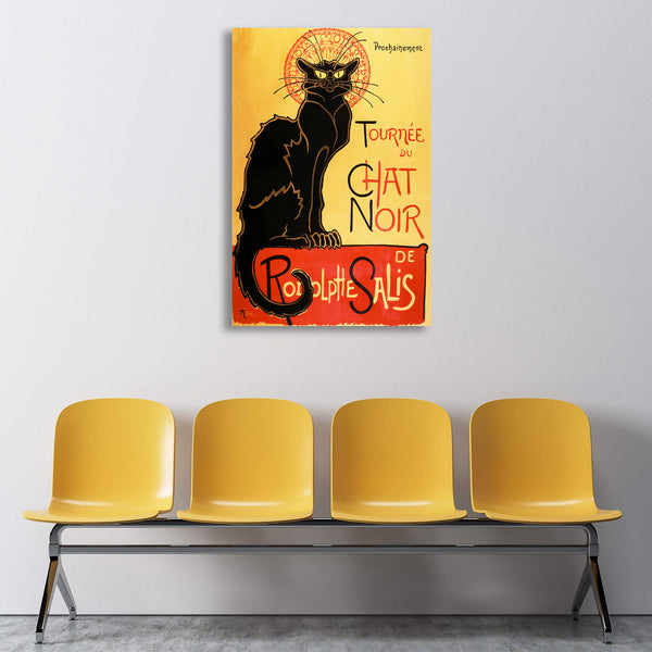 Tour of Rodolphe Salis Chat Noir, Vintage Poster