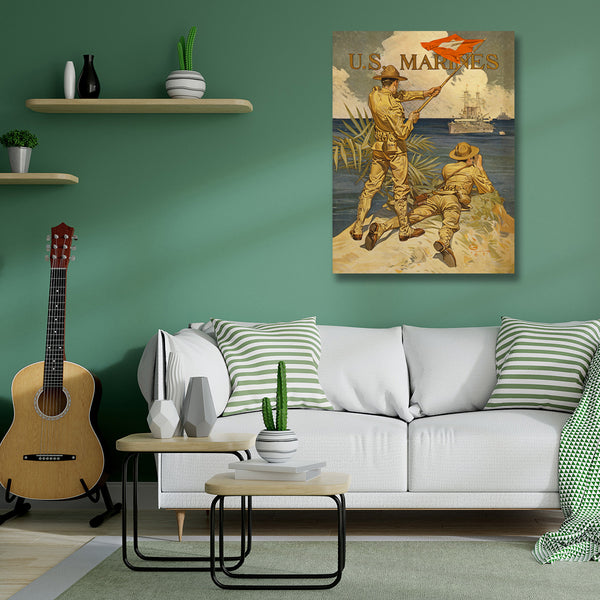 U.S. Marines Poster, Reproduction