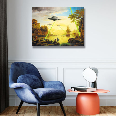 Banksy UFO Invasion, Graffiti