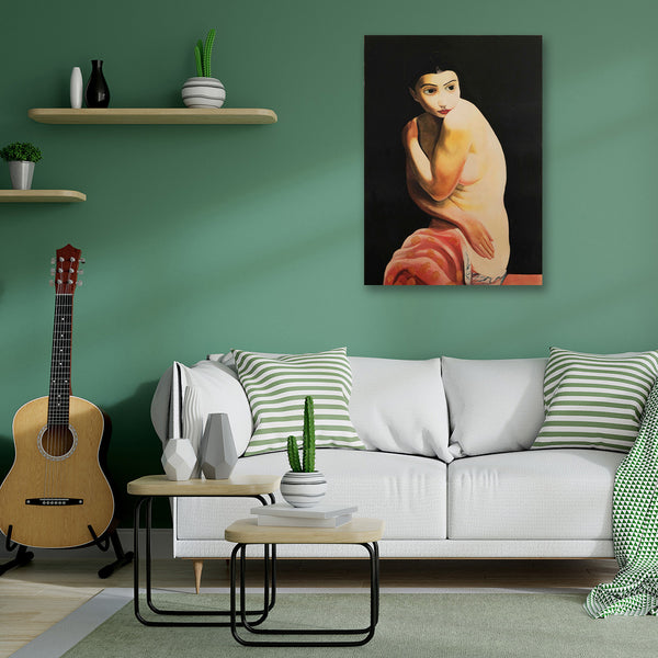 Nu. Naked Woman Portrait, Reproduction