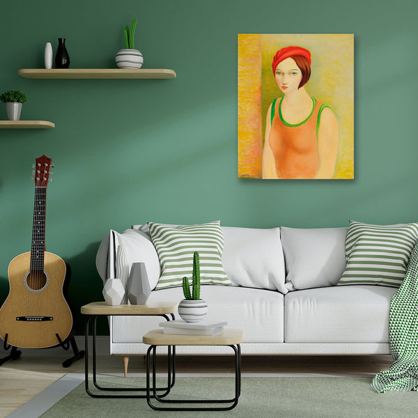Woman In Orange Portrait (1926), Reproduction