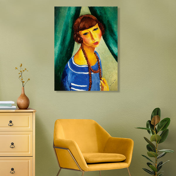 Portrait of Marguerite Gros (1919), Reproduction