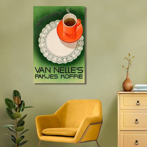 Van Nelle's Coffee (1928), Vintage Dutch Advertising Poster