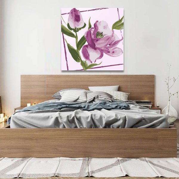 Watercolor Hand-drawn Flowers, Digital Art