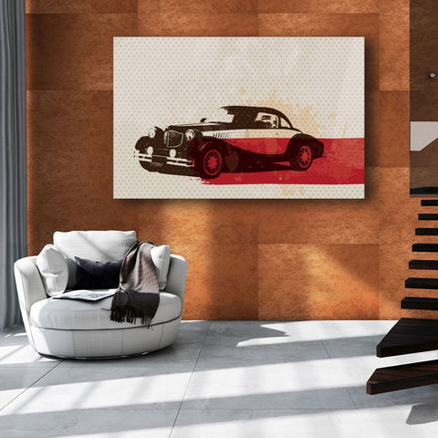 Car in Vintage Style, Digital Art
