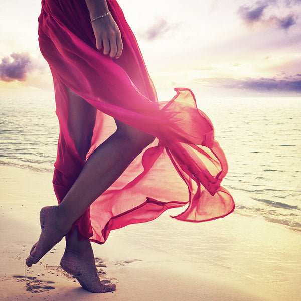 Sunset on the Beach. Summer Mood – Large Modern Art – Photo on Metal-New Art Studio-newARTmix