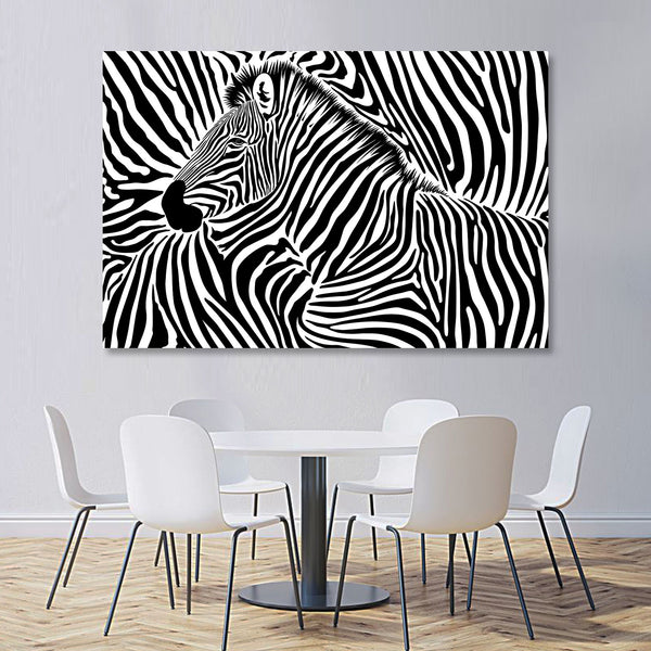 Zebras Pattern, Digital Art